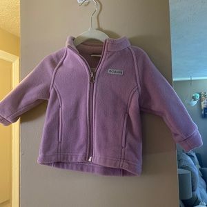 Purple fleece Columbia jacket